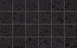 Terrazzo Black Mosaico Lappato Лаппатированная AS7T