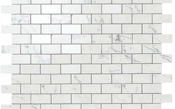 Carrara Pure Mosaico Lappato Burattato AS34