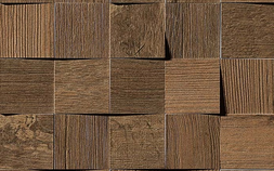 Рельефная мозаика для стен Dark Oak Mosaico 3D AMV9