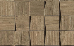 Рельефная мозаика для стен Brown Chestnut Mosaico 3D AMV8
