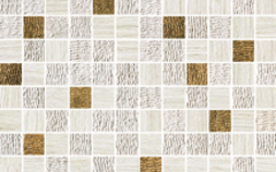 Travertino White Mosaico Gold ASP8