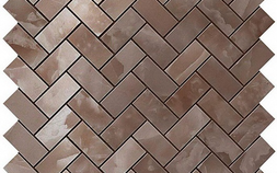 Black Agate Herringbone Mosaic / Блэк Агате Хэрринбоун Мозаика 600110000206