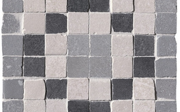 Decò Grigio Angolo Fascia Mosaico